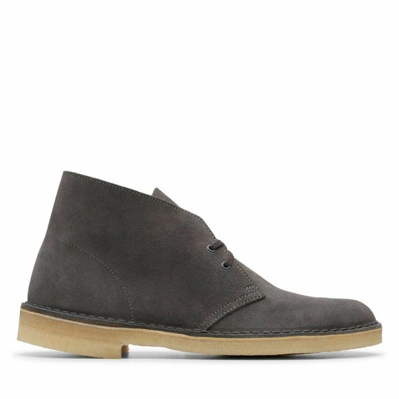 Clarks Originals Desert Boots Men’s Slate Grey Suede 26144232 - Picture 1 of 16
